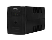 SVEN Pro 600, Line-interactive UPS with AVR, 600VA /360W, 2x Schuko outlets, 1x7AH, AVR: 175-280V, Cold start function, Black